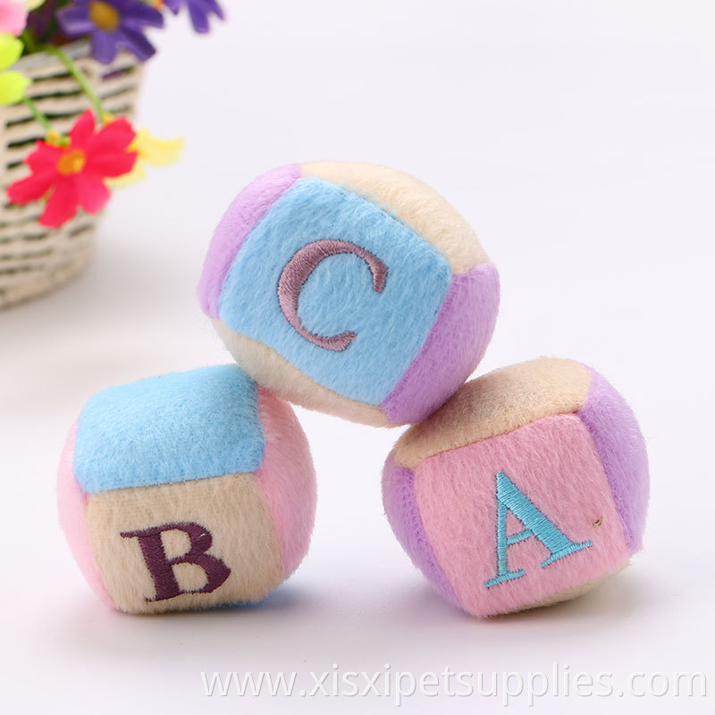 wholesale cute little square plush cat toy